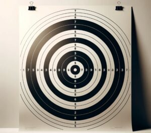 Sample air rifle target 4H Shooting Sports